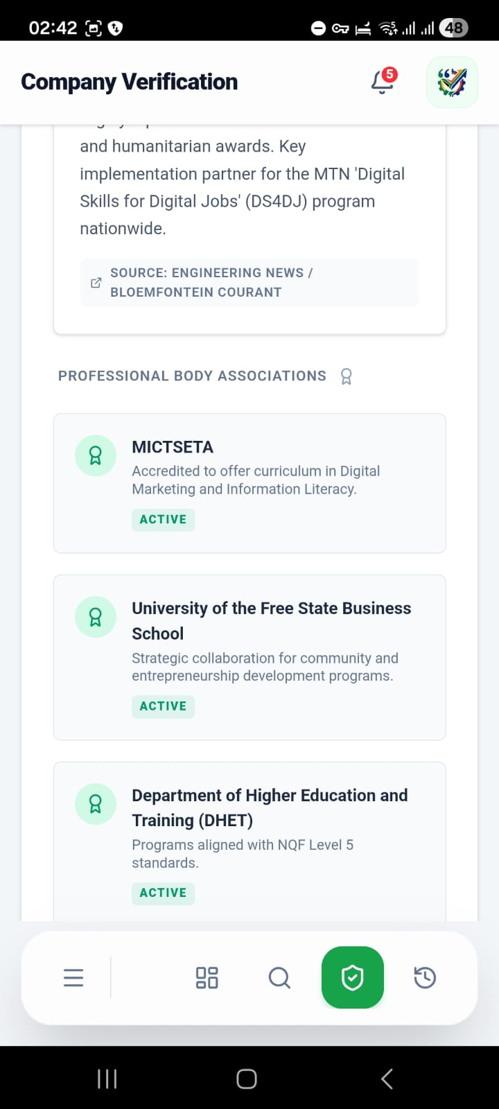 Company Verification